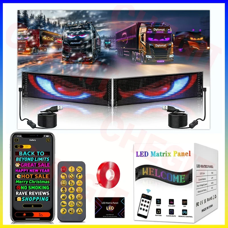 Car Led Light - Display a LED Truck Eye Car