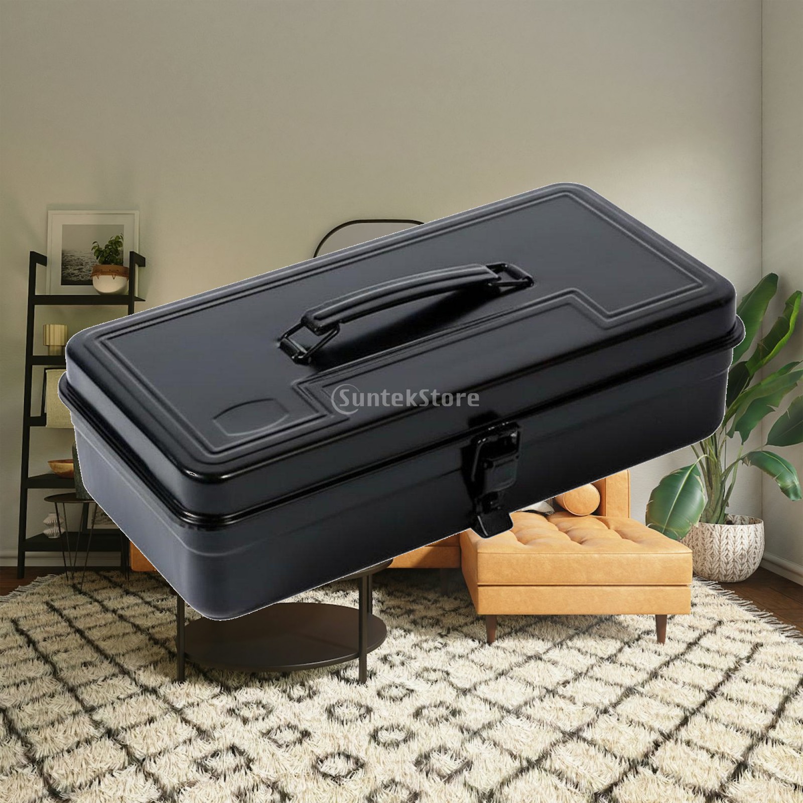 Car Organizer - Cassetta degli Attrezzi in Ferro Rinforzata,