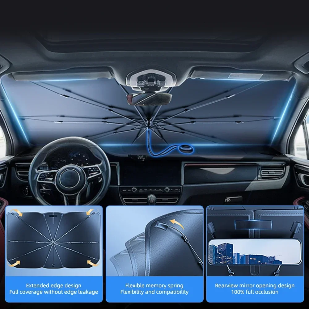 Parasole Pieghevole per Parabr - Windshield Sun Shade recensione e prezzo
