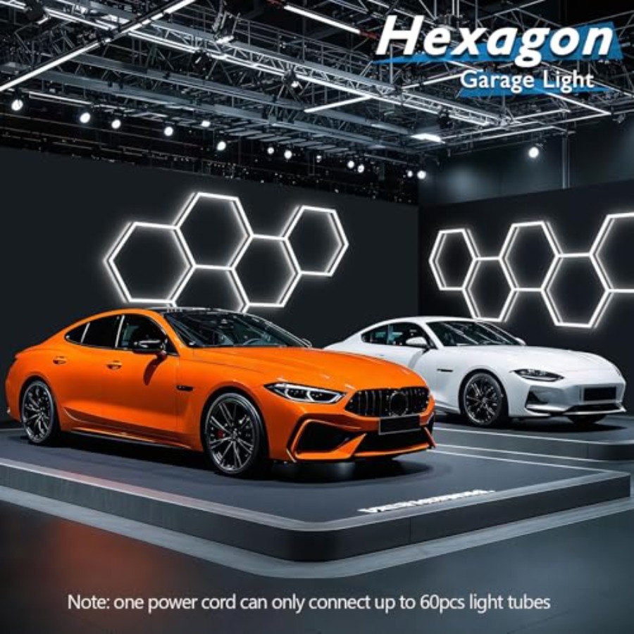 Luci Esagonali per Garage, Luc - Car Led Light recensione e prezzo