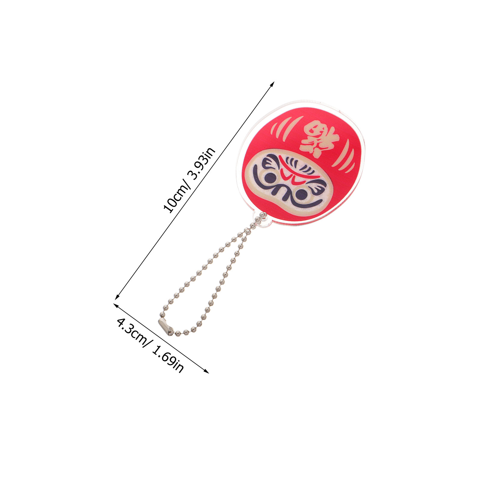 2 portachiavi Daruma, ciondolo - Car Accessories Japanese recensione e prezzo